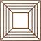 Ekena Millwork Raven Wood Fretwork Pierced Ceiling Medallion, Walnut, 24"OD x 8 3/4"ID x 1/4"T CMWP24X24X0250RAWA - alternate 4